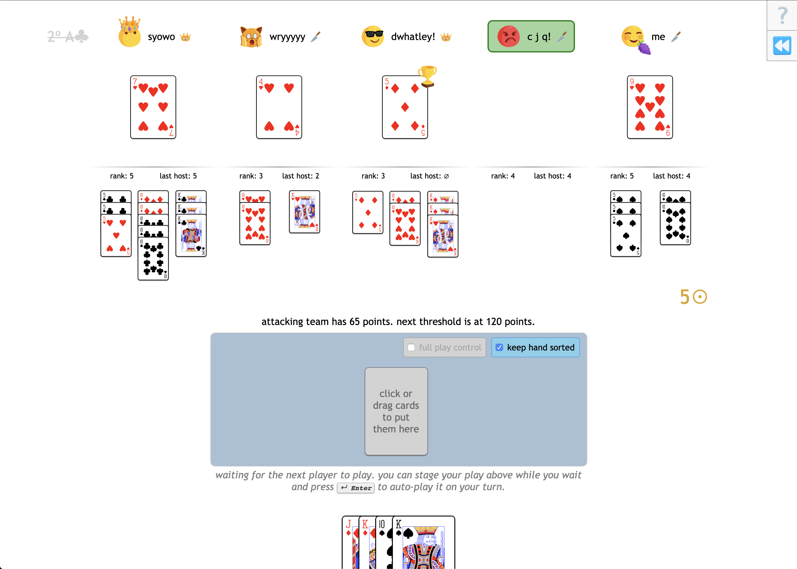 a game of ZPY